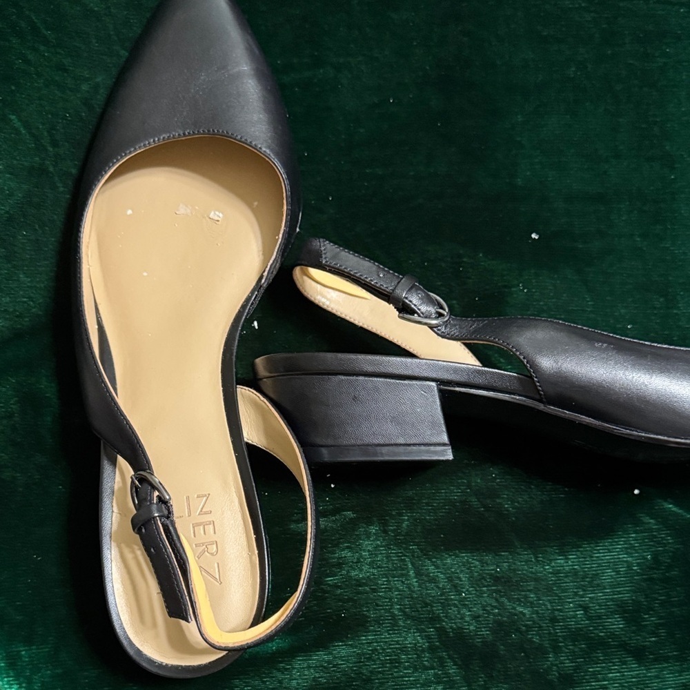 Naturalizer Elegant Black Slingback Women's Shoes 9M - Picture 5 of 6